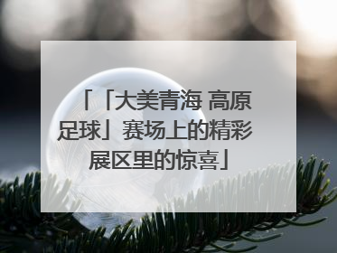 「大美青海 高原足球」赛场上的精彩 展区里的惊喜
