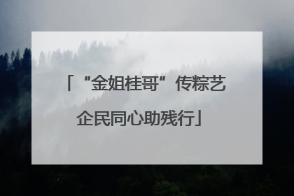 “金姐桂哥”传粽艺 企民同心助残行