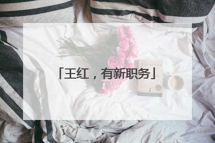 王红，有新职务