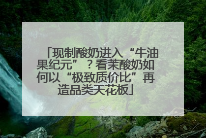 现制酸奶进入“牛油果纪元”？看茉酸奶如何以“极致质价比”再造品类天花板