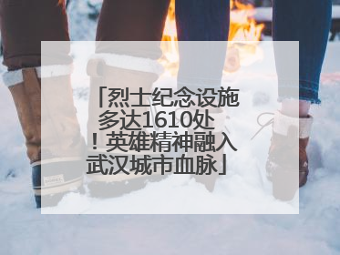 烈士纪念设施多达1610处！英雄精神融入武汉城市血脉