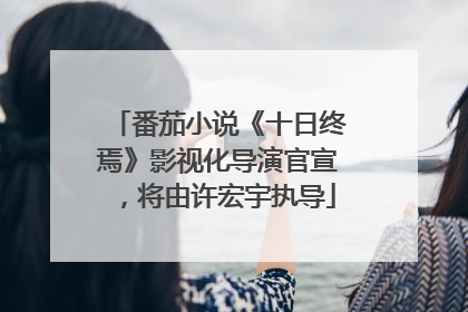 番茄小说《十日终焉》影视化导演官宣，将由许宏宇执导