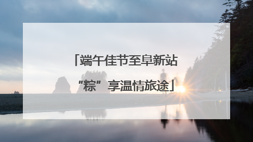 端午佳节至阜新站“粽”享温情旅途