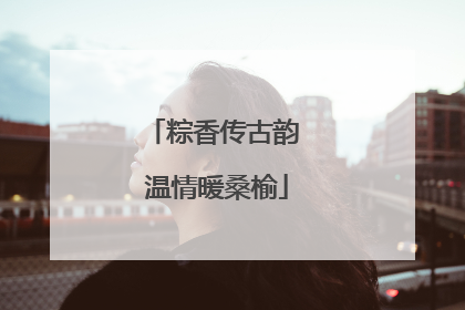 粽香传古韵 温情暖桑榆
