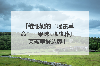 维他奶的“场景革命”：果味豆奶如何突破早餐边界
