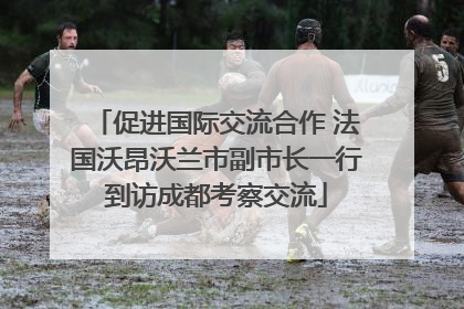 促进国际交流合作 法国沃昂沃兰市副市长一行到访成都考察交流