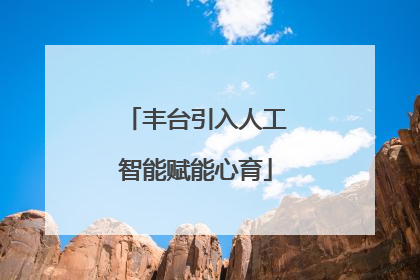 丰台引入人工智能赋能心育