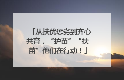 从扶优惩劣到齐心共育，“护苗”“扶苗”他们在行动！