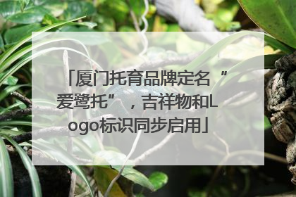 厦门托育品牌定名“爱鹭托”，吉祥物和Logo标识同步启用