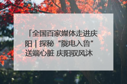 全国百家媒体走进庆阳｜探秘“陇电入鲁”送端心脏 庆阳驭风沐光点亮齐鲁万家