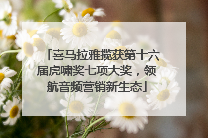 喜马拉雅揽获第十六届虎啸奖七项大奖，领航音频营销新生态