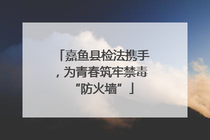嘉鱼县检法携手，为青春筑牢禁毒“防火墙”
