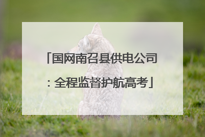 国网南召县供电公司：全程监督护航高考