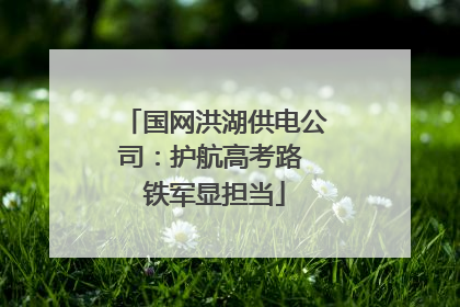 国网洪湖供电公司：护航高考路 铁军显担当
