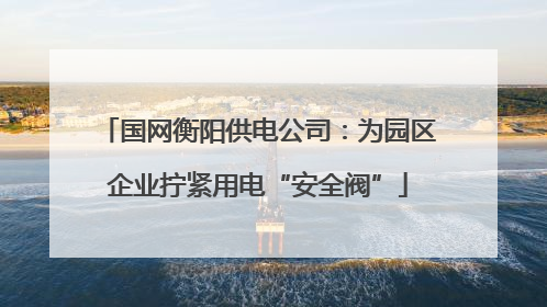 国网衡阳供电公司：为园区企业拧紧用电“安全阀”