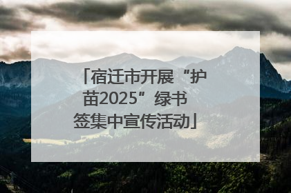 宿迁市开展“护苗2025”绿书签集中宣传活动
