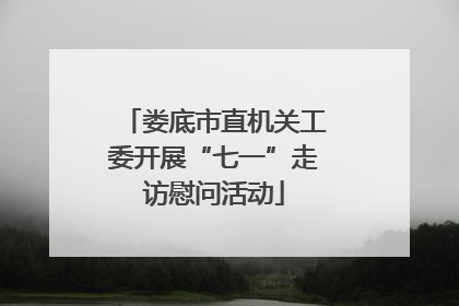 娄底市直机关工委开展“七一”走访慰问活动
