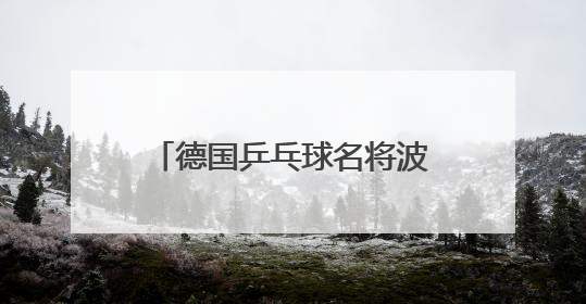 德国乒乓球名将波尔退役：从孔令辉打到王楚钦，同5代国乒选手竞争