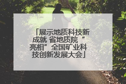 展示地质科技新成就 省地质院“亮相”全国矿业科技创新发展大会
