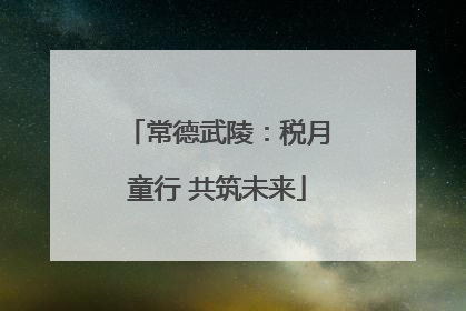 常德武陵：税月童行 共筑未来