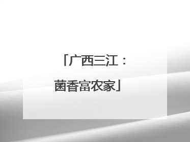 广西三江：菌香富农家