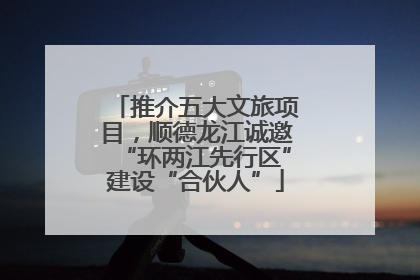推介五大文旅项目，顺德龙江诚邀“环两江先行区”建设“合伙人”