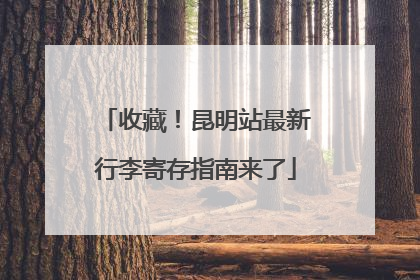 收藏！昆明站最新行李寄存指南来了