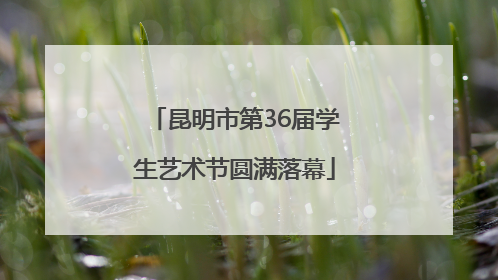 昆明市第36届学生艺术节圆满落幕