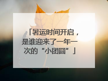 暑运时间开启，是谁迎来了一年一次的“小团圆”