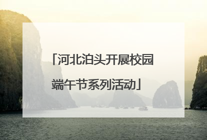 河北泊头开展校园端午节系列活动
