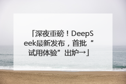 深夜重磅！DeepSeek最新发布，首批“试用体验”出炉→