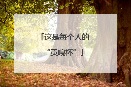 这是每个人的“贡嘎杯”