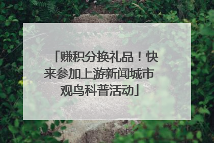 赚积分换礼品！快来参加上游新闻城市观鸟科普活动