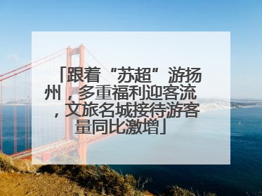 跟着“苏超”游扬州，多重福利迎客流，文旅名城接待游客量同比激增