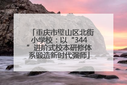 重庆市璧山区北街小学校：以“344”进阶式校本研修体系锻造新时代强师