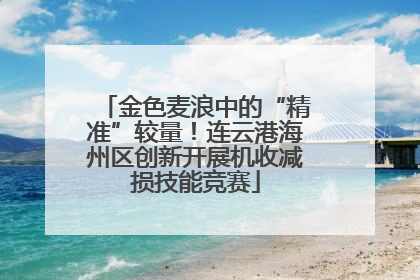 金色麦浪中的“精准”较量！连云港海州区创新开展机收减损技能竞赛