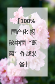 100%国产化 揭秘中国“蓝盔”作战装备