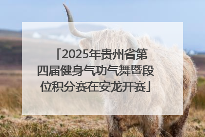 2025年贵州省第四届健身气功气舞暨段位积分赛在安龙开赛