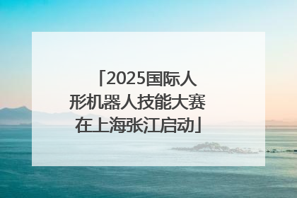 2025国际人形机器人技能大赛在上海张江启动