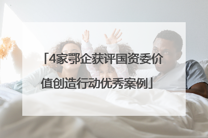 4家鄂企获评国资委价值创造行动优秀案例