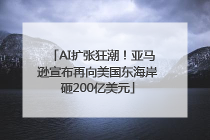 AI扩张狂潮！亚马逊宣布再向美国东海岸砸200亿美元